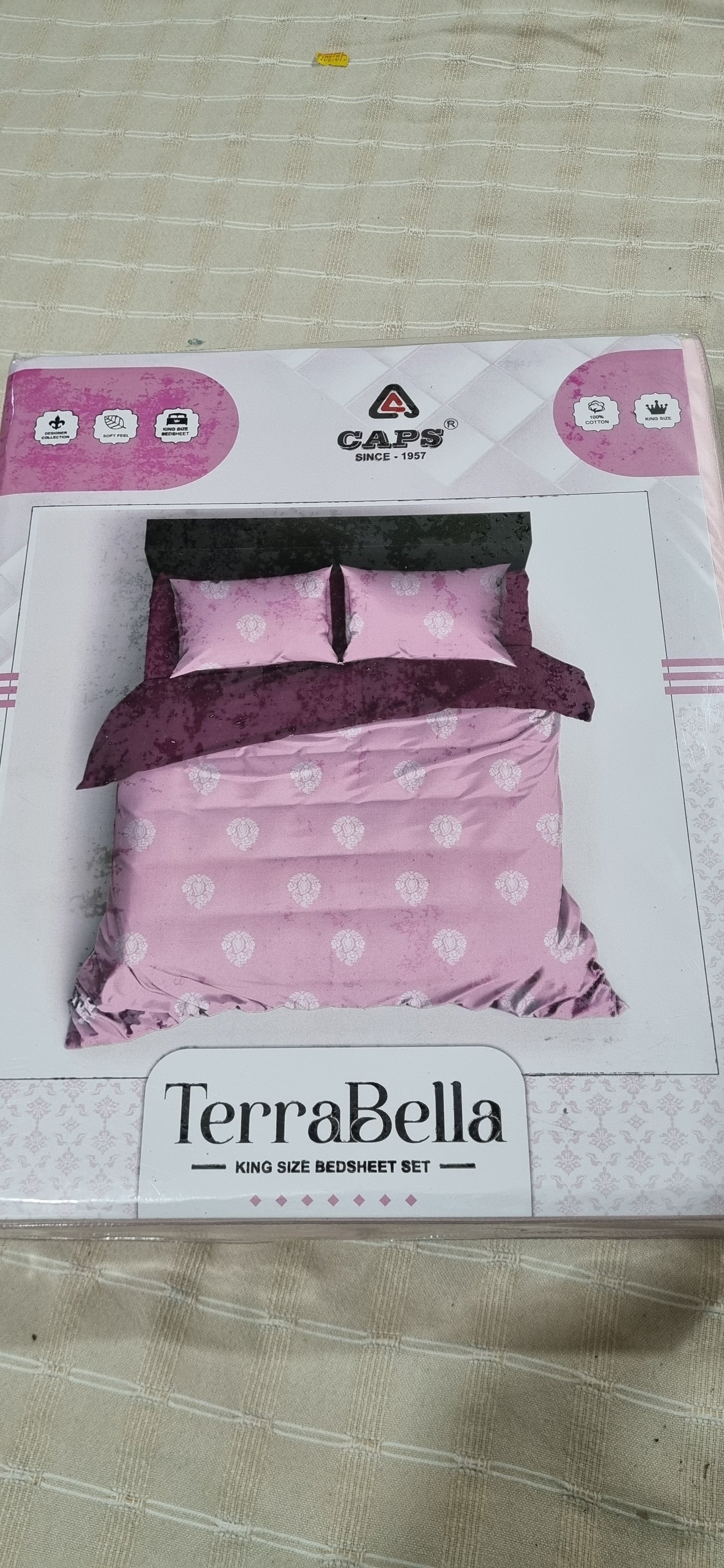 Terrabella King Size Bedsheet