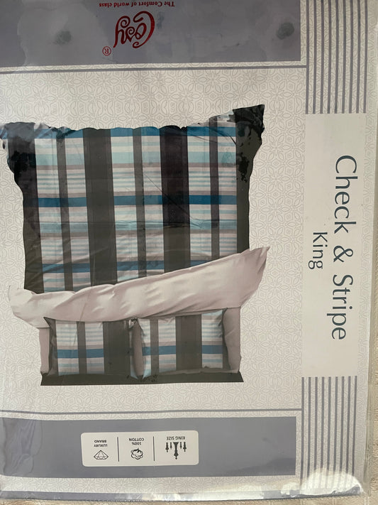 Cosy check & Stripe