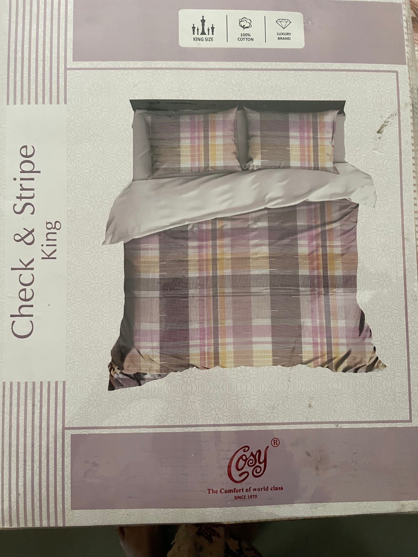 Cosy Check & stripe