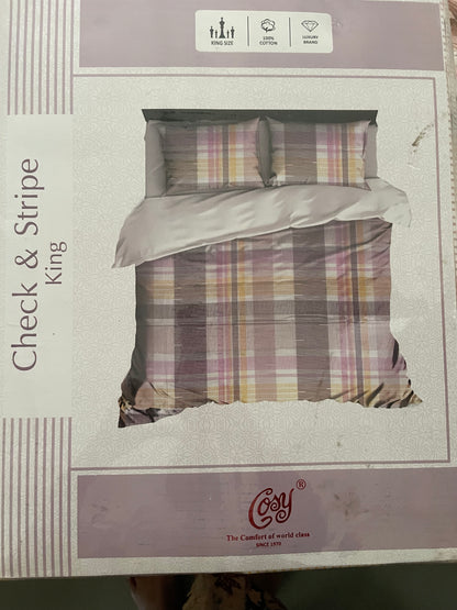 Cosy Check & stripe