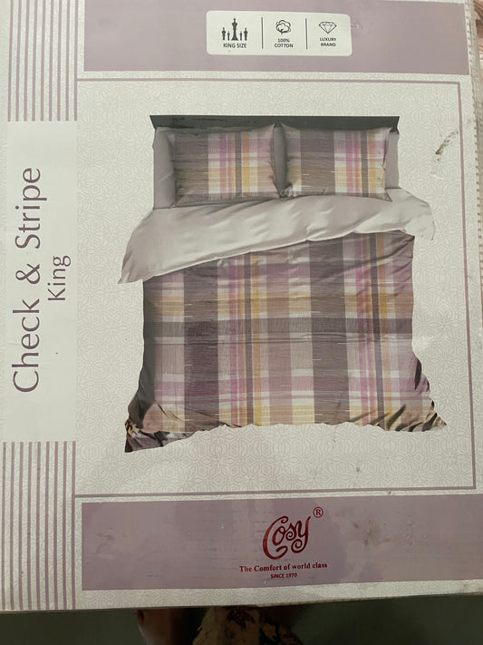 Cosy Check & stripe